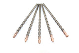TMAX 5 pc Premium Percussion Masonry Drill Bit 3/8 x 6 Inch