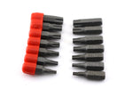 TEMO 14 pc T10-T40 Torx 6 point Impact Ready 1 Inch Long Screwdriver Insert Bit Set