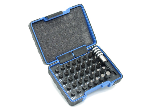 TEMO 36 pc Impact Ready Screwdriver Bit Set Kit with One Quick Release Chuck