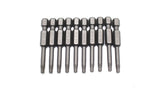 TMAX 10 pc T15 Torx Star Reduced Round Shank Screwdriver Insert Bit