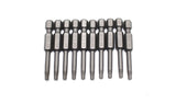 TMAX 10 pc T15 Torx Star Reduced Round Shank Screwdriver Insert Bit