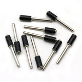 TMAX 10 pc 1/4" Rubber Mandrel Sand Drum Holder fit Dremel