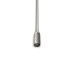 TEMO SB-5L6 Double Cut Carbide Rotary Burr File, 1/2 Inch Head Cylinder End Cut, 1/4 Inch Diameter 6 Inch Long Shank