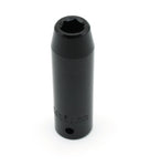 TEMO 11mm (7/16 Inch) Cr-V 6-Point 1/2" Drive Impact Deep Socket