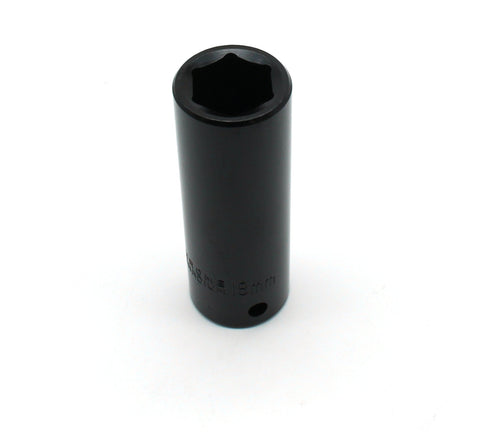 TMAX 18 mm Cr-V 6-Point 1/2" Drive Impact Deep Socket