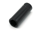 TEMO 18mm (45/64 Inch) Cr-V 6-Point 1/2" Drive Impact Deep Socket