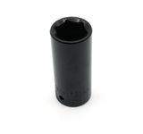 TEMO 23mm (29/32 Inch) Cr-V 6-Point 1/2" Drive Impact Deep Socket