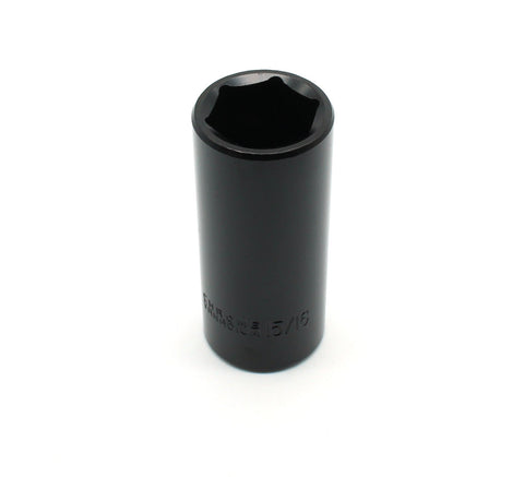 TMAX 15/16 Inch Cr-V 6-Point 1/2 Inch Drive Impact Deep Socket