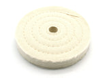 TEMO 6 Inch 3/4 Inch Center Hole 80 Ply Spiral Sewn Buffing and Polishing Wheel Extra Thick