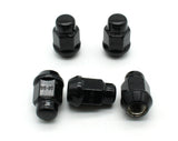 TMAX 20 pc Black Chrome 1/2 inch-20 Bulge Lug Nut Wheel Lock Screw