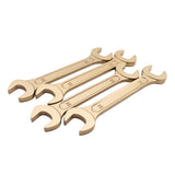TMAX Non Sparking Aluminum Bronze Copper Open End Wrench Double Size of 23/64", 7/16"