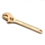 TEMO Non Sparking Beryllium Bronze Copper Adjustable Wrench 24mm (15/16 Inch) Wide, Length 200mm (7-7/8 Inch)