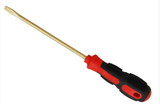 TEMO Non Sparking Beryllium Bronze Copper Flat Screwdriver 10mm (25/64 Inch) Flat Head, Length 300mm (11-13/16 Inch)