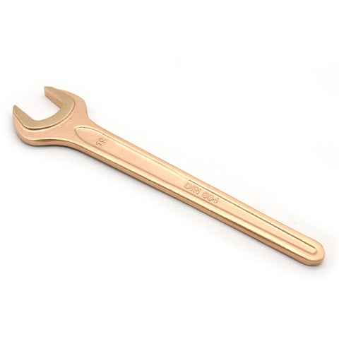 TMAX Non Sparking Beryllium Bronze Copper Open End Wrench Single Head of 19mm, Length 170mm