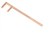 TEMO Non Sparking Beryllium Bronze Copper 32mm (1-17/64 Inch) F Spanner Wrench Length 250mm (9-27/32 Inch)