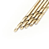 TEMO 5 pc 3/16 Inch M35 Cobalt Stepped Point Jobber Drill Bit, Easy Boost Twist Drill Bit Set
