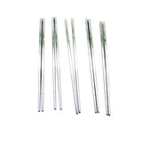 TMAX 5 Pairs Smooth Stainless Steel Chopsticks Dishwasher Safe