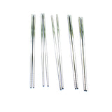 TMAX 5 Pairs Smooth Stainless Steel Chopsticks Dishwasher Safe