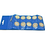 TMAX 10 pc 1 Inch Solid Diamond Coated Cutoff Wheel Saw Disc fit Dremel