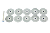 TMAX 10pc 1 Inch Solid Diamond Coated Cutoff Wheel Saw Disc fit Dremel