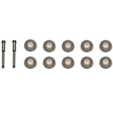 TMAX 10 pc 9/16" Solid Diamond Coated Cut Off Wheel Saw Disc 1/8" Shank for Dremel