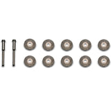 TMAX 10 pc 9/16" Solid Diamond Coated Cut Off Wheel Saw Disc 1/8" Shank for Dremel