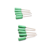 TMAX 10 p  Rotary Burr Polisher Set 8mm RUBBER Cylinder for Dremel