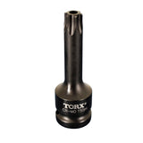 TMAX Tamper Proof T-55 3" L Torx Star 6 point Black Impact Bit Socket