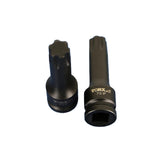 TMAX 9 PC Torx Plus IP 3" L 6 point Black Impact Bit Socket Set