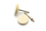 TMAX 100 pc Felt Polishing Wool Bob Burr 1" Wheel  #429 fit Dremel