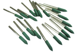 TMAX 20 pc Rotary Burr Polisher Set 4mm RUBBER Bullet for Dremel