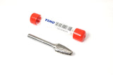TMAX SF-5 Double Cut CARBIDE ROTARY BURR File, Round Tree