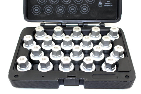 TMAX 20pcs Wheel  Anti-theft Screw Nut Removal Key Socket Set for BMW