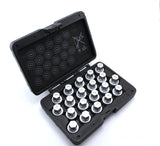TMAX 20 pc Wheel  Anti-theft Screw Nut Removal Key Socket Set for BMW