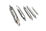 TMAX 5 pc Lathe Mill Combined Center Drill 60 degree Countersink