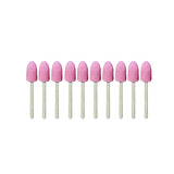 TMAX 10 pc 8mm Bullet Pink Mounted Stone Point Grinding fit Dremel