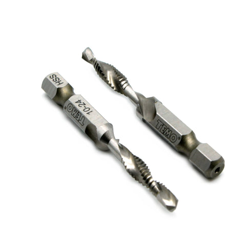 TMAX 2 pc 10-24 Combination Drill and Tap Multi Use Deburr Bit