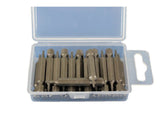 TMAX 25 pc T6H Tamper Proof Security Torx 2" Screwdriver Insert Bits