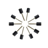 TMAX 10 pc 3/8 inch  Rubber Mandrel Sand Drum Holder for Dremel