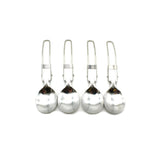 TMAX 4 pc Stainless Steel Two Folding Camping Spoon Dish Washer Safe