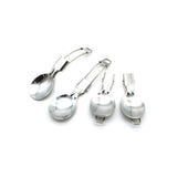 TMAX 4 pc Stainless Steel Two Folding Camping Spoon Dish Washer Safe