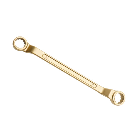 TMAX Non Sparking Aluminum Bronze Copper Offset Box End Wrench Double Size of 5/16", 25/64"