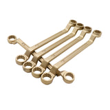 TMAX Non Sparking Aluminum Bronze Copper Offset Box End Wrench Double Size of 5/16", 25/64"