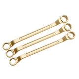 TMAX Non Sparking Aluminum Bronze Copper Offset Box End Wrench Double Size of 55/64", 15/16"