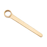 TMAX Non Sparking Aluminum Bronze Copper Box End Wrench Single Head of 15/32", Length 5-1/8 "