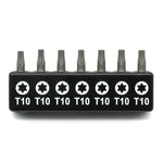 TMAX 7pc 1" T10 Torx Screwdriver Insert Bit Set