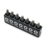 TMAX 7 pc 1" T15 Torx Screwdriver Insert Bit Set