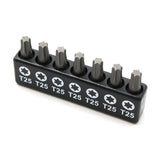 TMAX 7 pc 1" T25 Torx Screwdriver Insert Bit Set