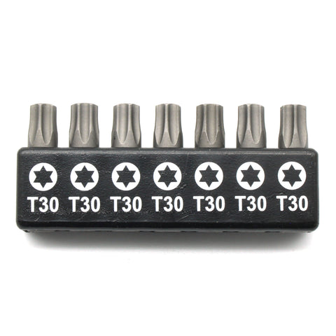 TMAX 7pc 1" T30 Torx Screwdriver Insert Bit Set