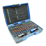 TMAX 100 pc Color Coded Impact Ready Security Bits Screwdriver Set